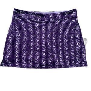 Colorado Clothing Tranquility Skort - M purple /white print , polyester spandex